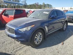 Salvage cars for sale at Spartanburg, SC auction: 2013 Infiniti FX37