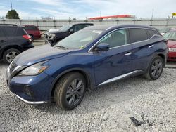 Salvage cars for sale at Cahokia Heights, IL auction: 2021 Nissan Murano Platinum