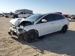 Salvage cars for sale from Copart Amarillo, TX: 2016 Ford Focus SE