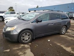 Salvage cars for sale from Copart Woodhaven, MI: 2013 Honda Odyssey EXL