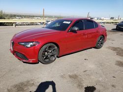 Salvage cars for sale at Anthony, TX auction: 2019 Alfa Romeo Giulia TI