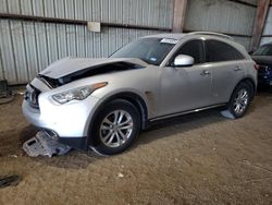 Salvage cars for sale at Houston, TX auction: 2013 Infiniti FX37