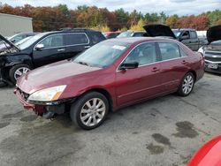 Salvage cars for sale at Exeter, RI auction: 2006 Honda Accord EX