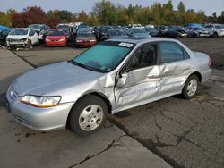 Vehiculos salvage en venta de Copart Woodburn, OR: 2002 Honda Accord EX