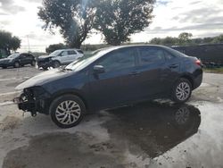 Salvage cars for sale at Tifton, GA auction: 2017 Toyota Corolla L