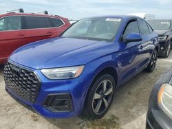 Flood-damaged cars for sale at auction: 2022 Audi Q5 Sportback PRM PLS 45