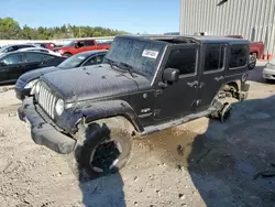 Salvage cars for sale from Copart Franklin, WI: 2017 Jeep Wrangler Unlimited Sahara