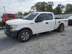 Salvage cars for sale at Gastonia, NC auction: 2015 Ford F150 Super Cab