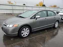 Salvage cars for sale from Copart Littleton, CO: 2007 Honda Civic LX