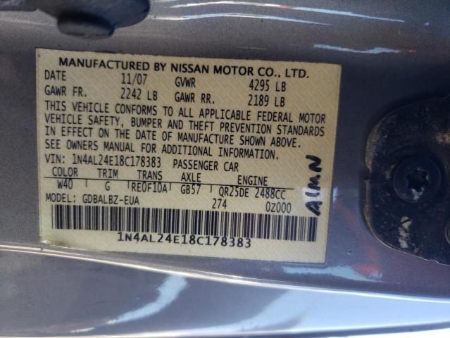 2008 Nissan Altima 2.5S