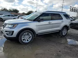 Salvage cars for sale at Columbus, OH auction: 2017 Ford Explorer XLT