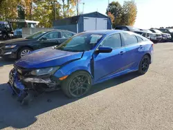 Salvage cars for sale at East Granby, CT auction: 2019 Honda Civic Sport