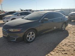 Carros salvage sin ofertas aún a la venta en subasta: 2018 Chevrolet Malibu LS