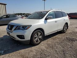 Salvage cars for sale at Temple, TX auction: 2017 Nissan Pathfinder S