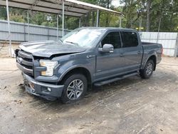 Salvage cars for sale from Copart Austell, GA: 2016 Ford F150 Supercrew