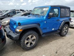 Flood-damaged cars for sale at auction: 2021 Jeep Wrangler Sport