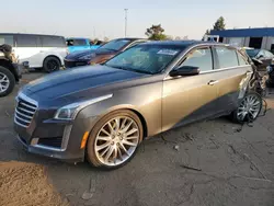 Salvage cars for sale from Copart Woodhaven, MI: 2017 Cadillac CTS Luxury