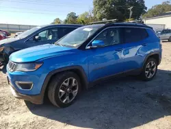 Salvage cars for sale at Chatham, VA auction: 2018 Jeep Compass Limited