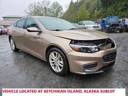 Salvage cars for sale at Anchorage, AK auction: 2018 Chevrolet Malibu LT