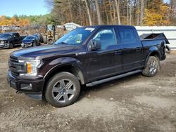 Ford salvage cars for sale: 2019 Ford F150 Supercrew