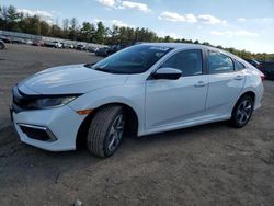 Honda salvage cars for sale: 2019 Honda Civic LX