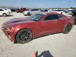 Salvage cars for sale at Houston, TX auction: 2016 Chevrolet Camaro SS