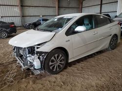 Salvage cars for sale at Houston, TX auction: 2020 Toyota Prius Prime LE