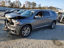 Salvage cars for sale at Spartanburg, SC auction: 2019 Chevrolet Traverse High Country