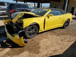 Chevrolet Camaro lt salvage cars for sale: 2015 Chevrolet Camaro LT