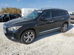 Salvage cars for sale at Temple, TX auction: 2014 Infiniti QX60 Hybrid