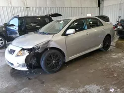 Toyota salvage cars for sale: 2009 Toyota Corolla Base