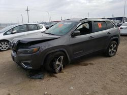 Salvage cars for sale at Greenwood, NE auction: 2019 Jeep Cherokee Limited