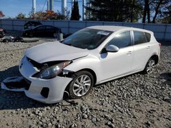 Salvage cars for sale at Windsor, NJ auction: 2012 Mazda 3 I