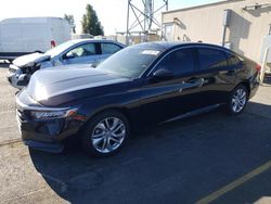 Salvage cars for sale at Hayward, CA auction: 2018 Honda Accord LX