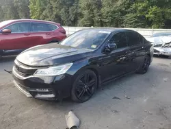 Carros salvage a la venta en subasta: 2017 Honda Accord Touring