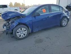 Carros salvage sin ofertas aún a la venta en subasta: 2012 Chevrolet Cruze LS