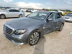 Salvage cars for sale at Houston, TX auction: 2020 Mercedes-Benz E 350