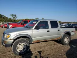 Salvage cars for sale at Des Moines, IA auction: 2001 Toyota Tacoma Double Cab