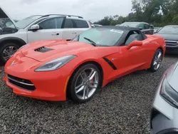 Chevrolet salvage cars for sale: 2016 Chevrolet Corvette Stingray 2LT