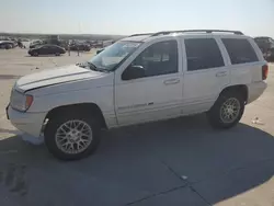 2002 Jeep Grand Cherokee Limited en venta en Grand Prairie, TX