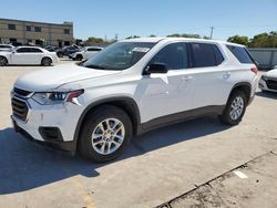 Chevrolet salvage cars for sale: 2020 Chevrolet Traverse LS