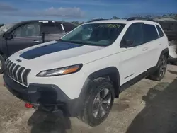 Jeep Cherokee Vehiculos salvage en venta: 2017 Jeep Cherokee Trailhawk