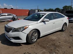 Salvage cars for sale at Homestead, FL auction: 2017 Hyundai Sonata SE