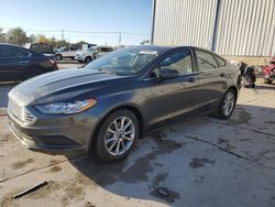 Salvage cars for sale at Lawrenceburg, KY auction: 2017 Ford Fusion SE