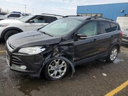 Salvage cars for sale at Woodhaven, MI auction: 2013 Ford Escape SEL