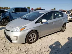 Salvage cars for sale from Copart West Warren, MA: 2015 Toyota Prius