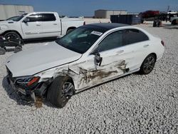 Salvage cars for sale at Taylor, TX auction: 2019 Mercedes-Benz C 300 4matic