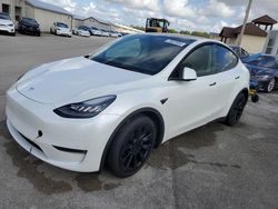 Salvage cars for sale at Riverview, FL auction: 2021 Tesla Model Y