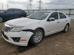 Salvage cars for sale at Elgin, IL auction: 2010 Ford Fusion Hybrid