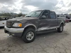 Salvage trucks for sale at Lebanon, TN auction: 2002 Ford F150 Supercrew